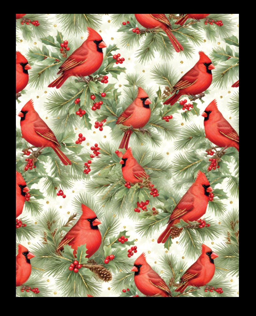 Winter Bloom gift wrap