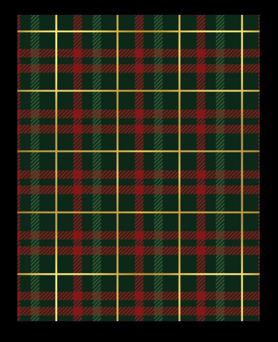 Tartan Green gift wrap