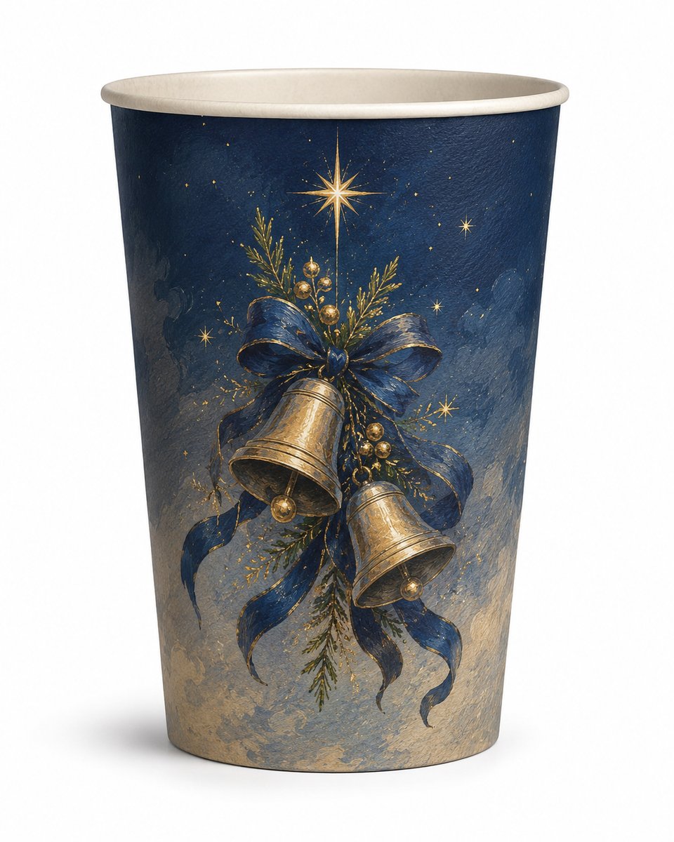 Holiday Motif disposable glass
