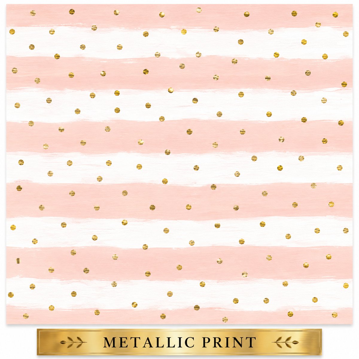Metallic Print paper bag