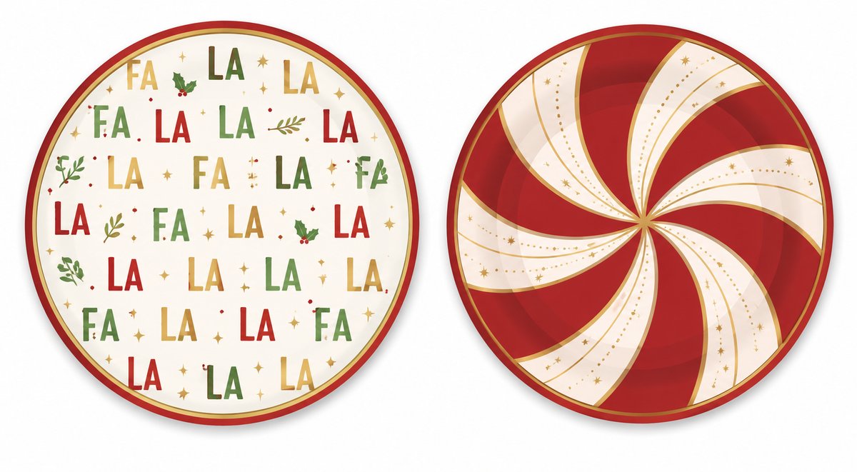 Pastel Bloom paper plate