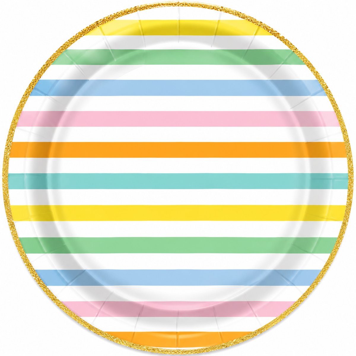 Garden Motif paper plate