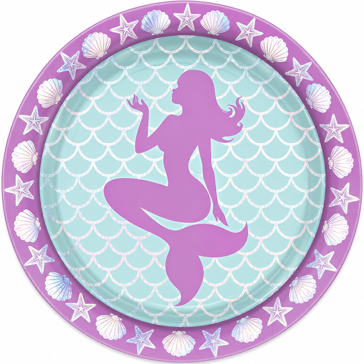 Signature Foil paper plate