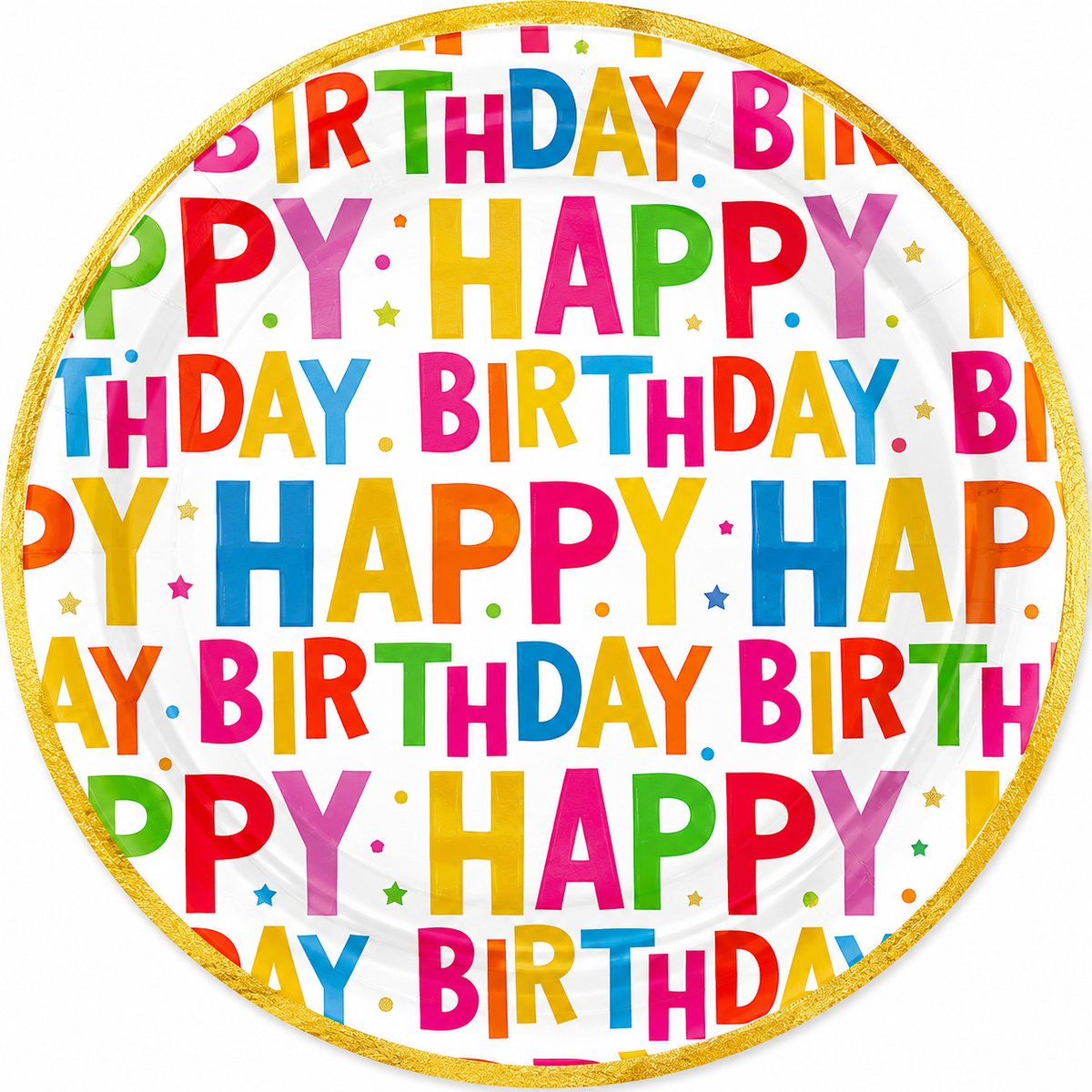 Seasonal Print paper plate